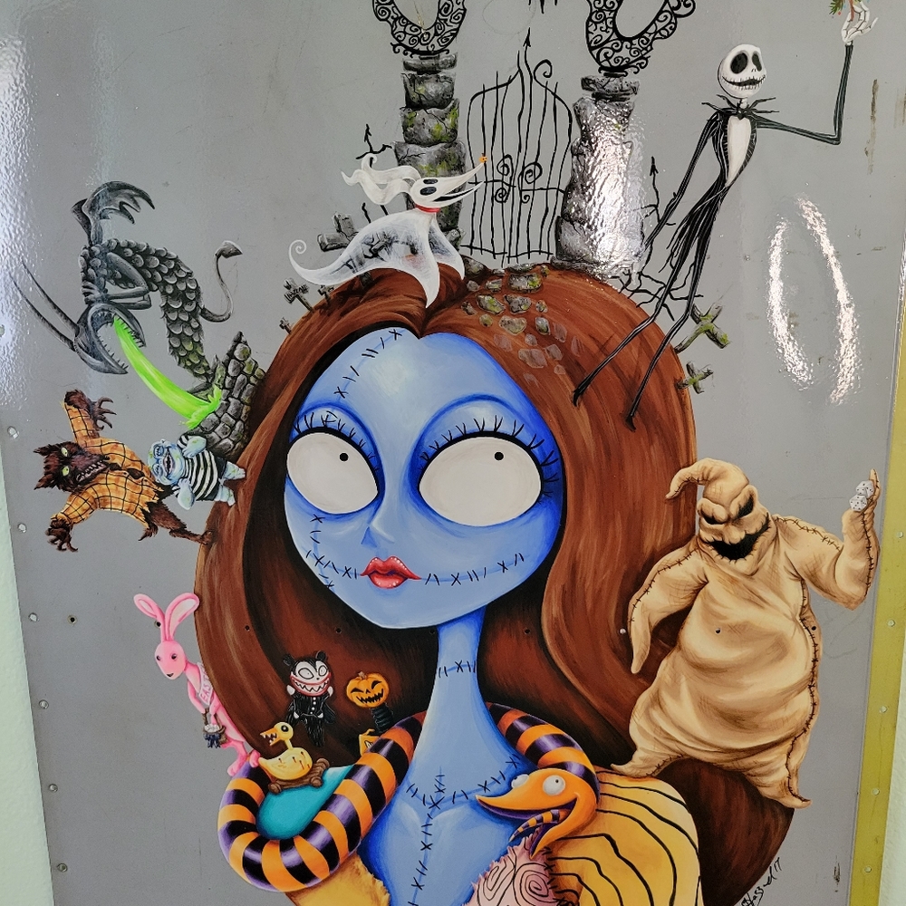 Sally Nightmare before Christmas Original Painting
